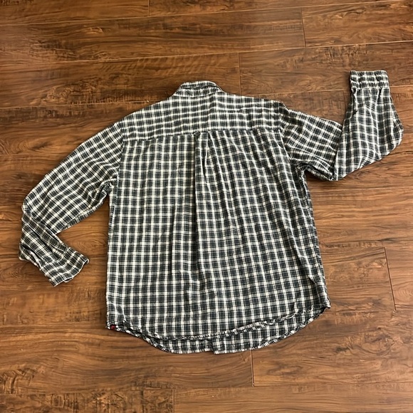 Men’s Cotton Long Sleeve Plaid Woolrich Button Down Shirt, Sz. M. - Picture 2 of 11